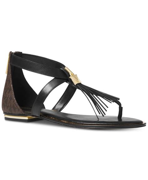 michael kors winslow flat sandals|michael kors heeled sandals sale.